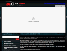 Tablet Screenshot of mh-gloves.com